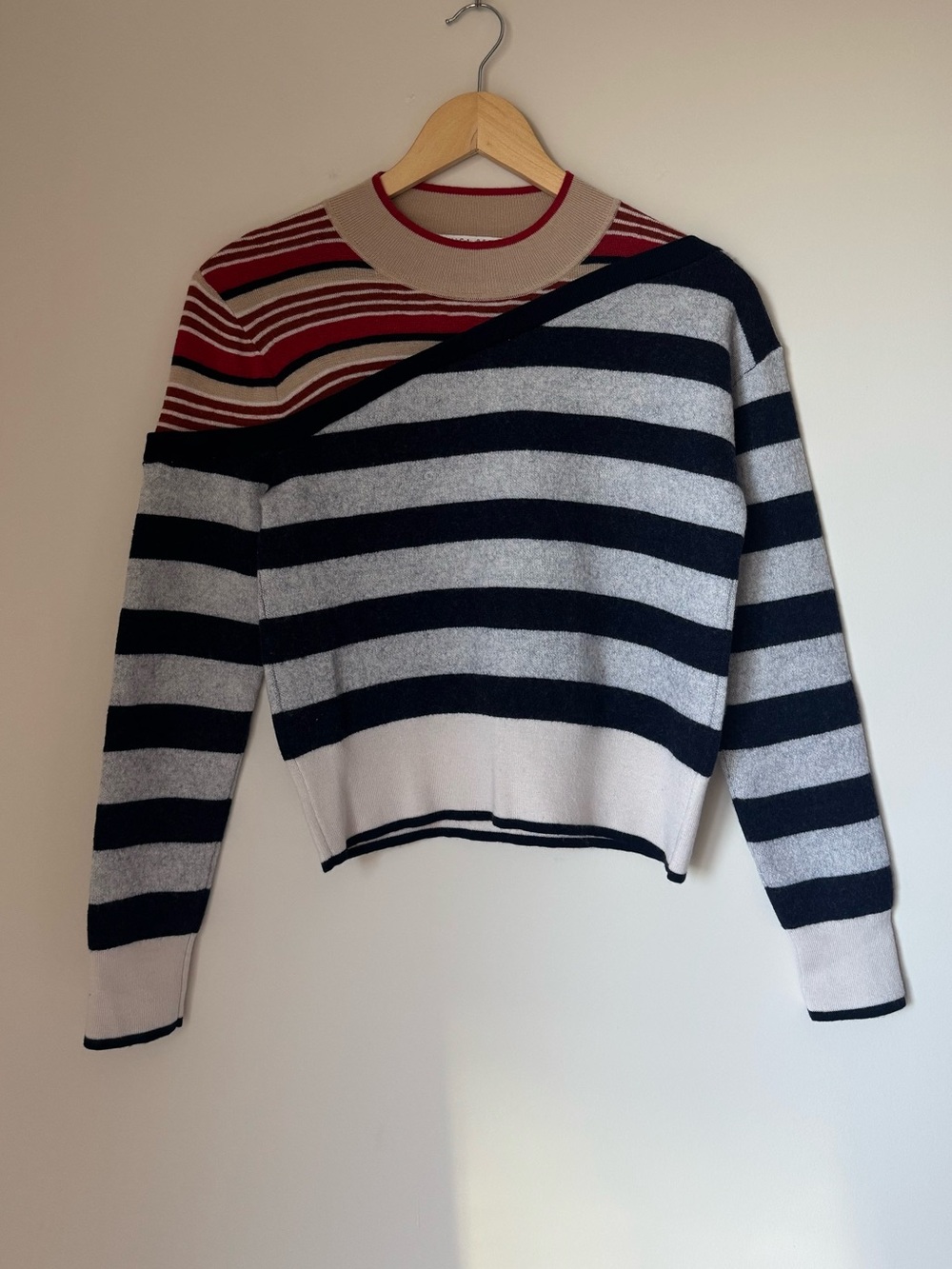 Veronica Beard Sheridan Striped Pullover - Picture 5 of 8